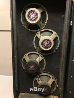 Quad of 4x Vintage 1973 1970s Hiwatt Fane 122170 Purple Label Speaker Drivers