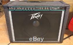 RARE PEAVEY SESSION 400 LIMITED Steel Guitar Amplifier. HUGE BLACK WIDOW SPEAKER