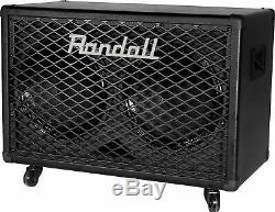 Randall 100-Watt Guitar Amplifier Head + Speaker Cabinet with Casters