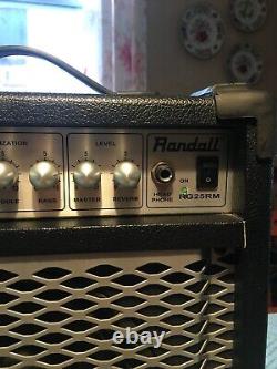 Randall Guitar Amp MO. RG25RM, Metal face, Bad dog speaker, Tested Working great