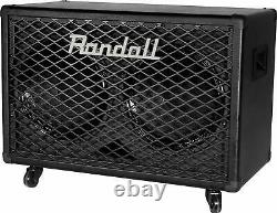 Randall RG212 100-Watt 2x12 Guitar Speaker Cabinet with Casters
