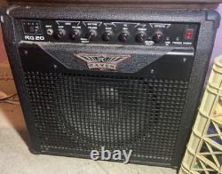 Raven RG 20 Practice Guitar Amp with Built in Tuner Reverb Fx 12 Speaker Tested