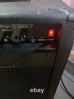 Raven RG 20 Practice Guitar Amp with Built in Tuner Reverb Fx 12 Speaker Tested