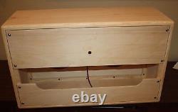 Rawcabs DOVE TAIL JOINT 2x12 empty rear load open back pine speaker cabinet