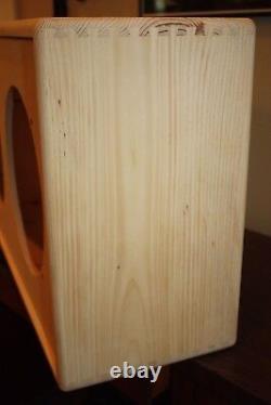 Rawcabs DOVE TAIL JOINT 2x12 empty rear load open back pine speaker cabinet