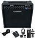 Rockville G-amp 30 Watt Guitar Amplifier Withbluetooth+footswitch+mic+headphones