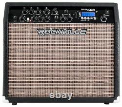 Rockville G-AMP 40 Guitar Amplifier Amp 10 Speaker/Bluetooth/USB/Footswitch+Mic