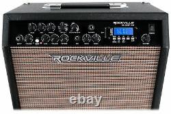 Rockville G-AMP 40 Guitar Amplifier Amp 10 Speaker/Bluetooth/USB/Footswitch+Mic
