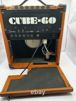 Roland CUBE-60 Orange 60W Guitar Combo Amp Made in Japan MIJ Tested RARE Vintage Roland CUBE-60 Orange 60W Guitar Combo Amp Made in Japan MIJ Tested RARE Vintage