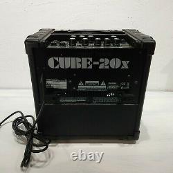 Roland Cube-20x 20 Watt Combo Guitar Amp Two Channel Amplifier 8 Speaker Tested