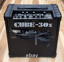 Roland Cube 30X Guitar Amplifier COSM Modeling Amp Tested Working Japan Used