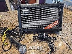 Roland Cube Street Battery Powered Guitar Stereo Amplifiers Microphone