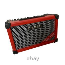 Roland Cube Street Red Battery Powered Stereo Combo Amplifier Used from Japan