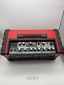 Roland Cube Street Red Battery Powered Stereo Combo Amplifier Used from Japan