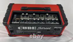 Roland Cube Street Red Battery Powered Stereo Combo Amplifier used