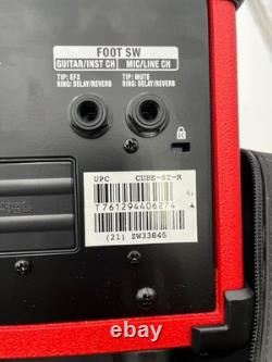 Roland Cube Street Red Guitar Amp Compact Modeling Amplifier, Tested & Working