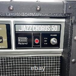 Roland JC-50 Jazz Chorus 50 watt Guitar Amp 50W speaker Black, WithCover