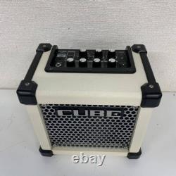 Roland Micro Cube GX M-CUBE Portable Guitar Amplifier White Used From Japan