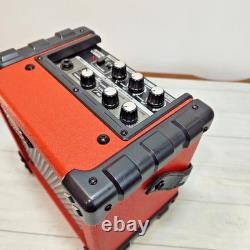 Roland Micro Cube Portable 2W Guitar Amplifier N225 Red Used from Japan