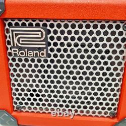 Roland Micro Cube Portable 2W Guitar Amplifier N225 Red Used from Japan