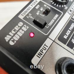 Roland Micro Cube Portable 2W Guitar Amplifier N225 Red Used from Japan