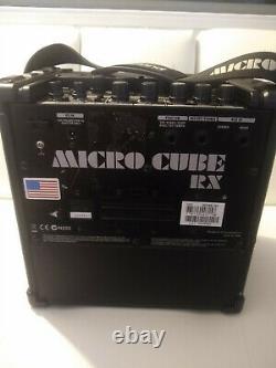 Roland RX Cube Guitar Amplifier 4 speakers Drum Machine Effects Portable Battery