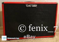 SALE USA Tone Tubby 2x12 CAB Alnico RED Hemp Cone GT12 PRO Speaker 16 Ohm