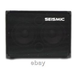 SEISMIC AUDIO 210 Bass Guitar Speaker Cabinet 4Ohm 2x10