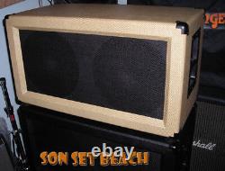 SONSETBEACH ORANGE 2x12 Custom Speaker Cab NEW Un-Loaded