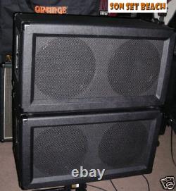 SONSETBEACH ORANGE 2x12 Custom Speaker Cab NEW Un-Loaded