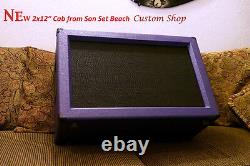 SONSETBEACH Your Color CHOICE ORANGE 2x12 Custom Speaker Cab SSB212B UN-LOADED