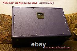 SONSETBEACH Your Color CHOICE ORANGE 2x12 Custom Speaker Cab SSB212B UN-LOADED