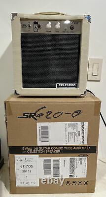 STAGE RIGHT 611705 5-Watt Guitar Combo Tube AMPLIFIER Celestion Speaker with box