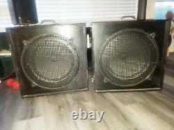 SUNN 15 inch speakers. Pre Marshall