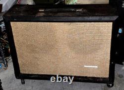 Sears Silvertone Twin Twelve Amplifier 1484 212 Speaker Cabinet withCasters