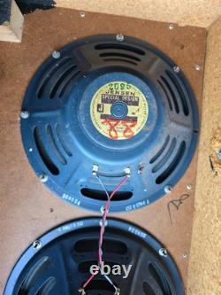 Sears Silvertone Twin Twelve Amplifier 1484 212 Speaker Cabinet withCasters