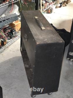 Sears Silvertone Twin Twelve Amplifier 1484 212 Speaker Cabinet withCasters