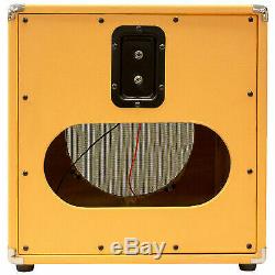 Seismic Audio 1x12 GUITAR SPEAKER CAB EMPTY Cube Cabinet Orange Tolex