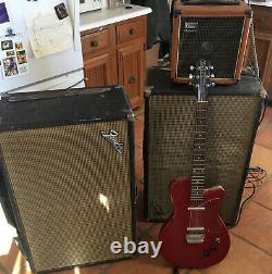 Set Of 2 Fender Bassman Speaker Cabinet64 or 65 Look OriginalTestedRead All