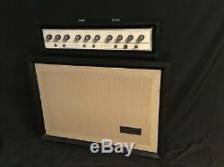 Silvertone 1646 Head and Cabinet with Jensen C12Q speakers guitar amplifier