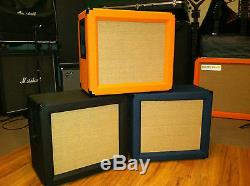Son Set Beach SSB112 Custom Baby Blue Orange 1x12 Speaker Cab Ready UN-loaded