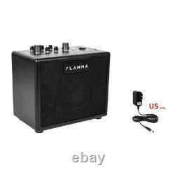 Speaker Electric Guitar Amp FLAMMA FA05 Bluetooth + 7 Preamp 40 Drum Machine