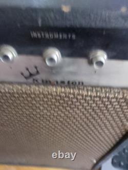 Teisco Kingston Vintage Tube Amplifier, 8 Spkr, 3 Tubes, Read Discription