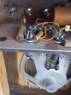 Teisco Kingston Vintage Tube Amplifier, 8 Spkr, 3 Tubes, Read Discription