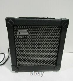 Tested Roland Cube-20x 20 Watt Combo Guitar Amp Two Channel Amplifier 8 Speaker