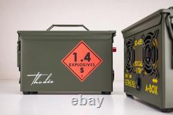 The Original Ammo Can Speaker. 50 CAL A-BOXT OLIVE DRAB