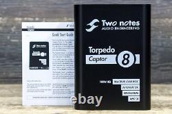 Two Notes Torpedo Captor 8-Ohm Reactive Load Box/Attenuator/Speaker Sim/Amp DI
