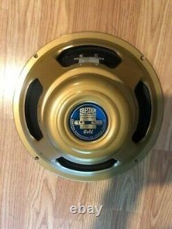 Used Celestion G12 Gold Alnico 50 Watt 8 Ohm Guitar Speaker