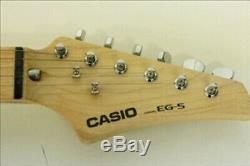 Used EG-5 Eleking CASIO Amplifier Speaker Cassette Deck Built-in Electric Guitar