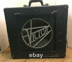 VINTAGE 1940s VICTOR SPEAKER & CABINET FOR PROJECTOR GUITAR AMPLIFIER 12 PARTS